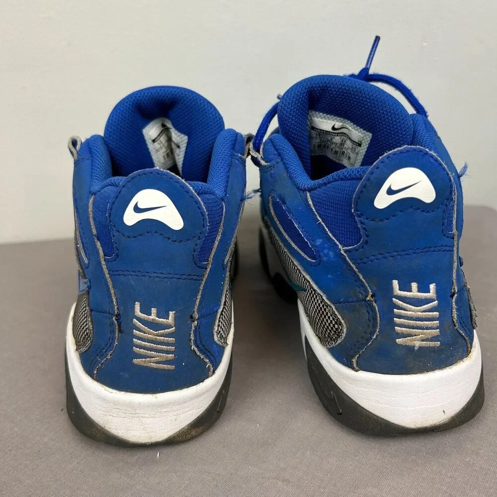 Nike shoes youth 7Y blue lace strap air turf raider 599812-400 NEEDS LACES‎ READ